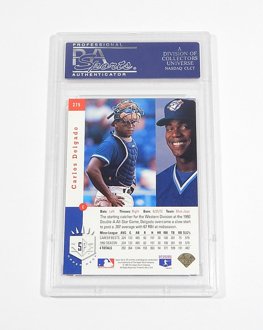 1993 SP Foil Carlos Delgado #275 PSA 8 Pic2