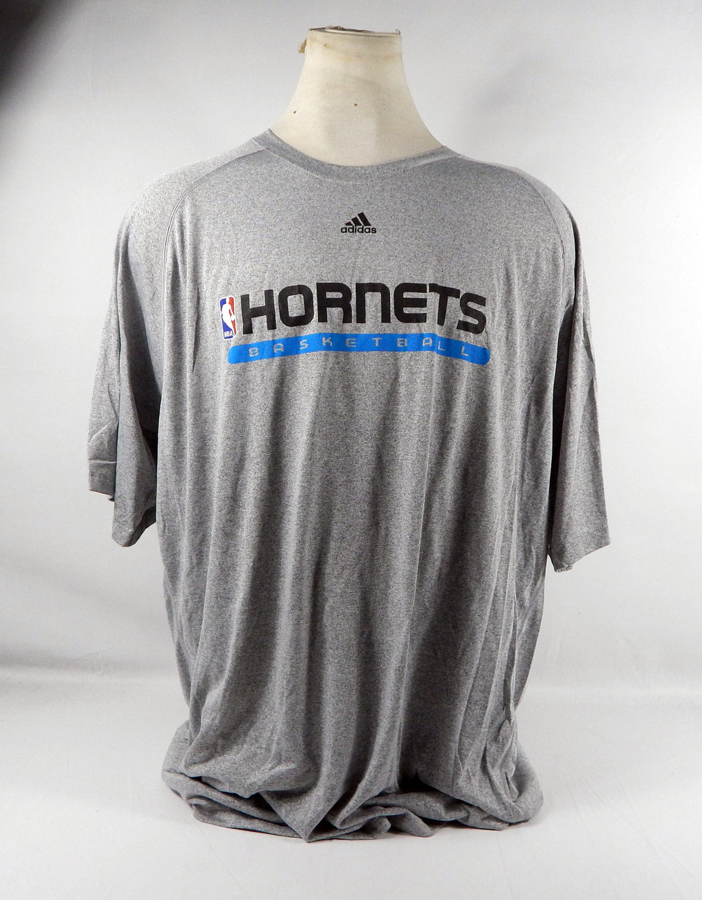 2000s New Orleans Hornets Team Issued Grey Training Shirt 3XLT 973S