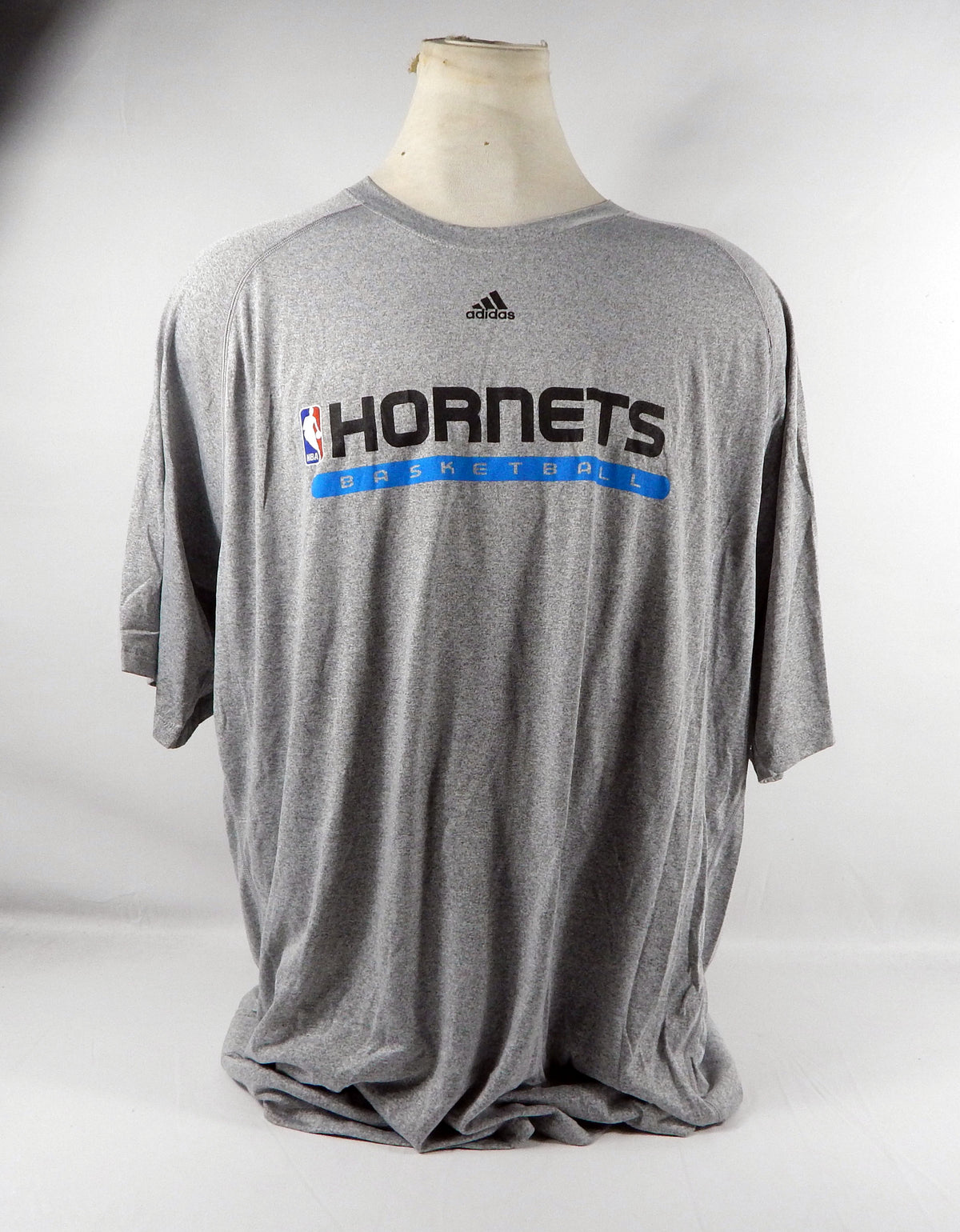 2000s New Orleans Hornets Team Issued Grey Training Shirt 3XLT 973S