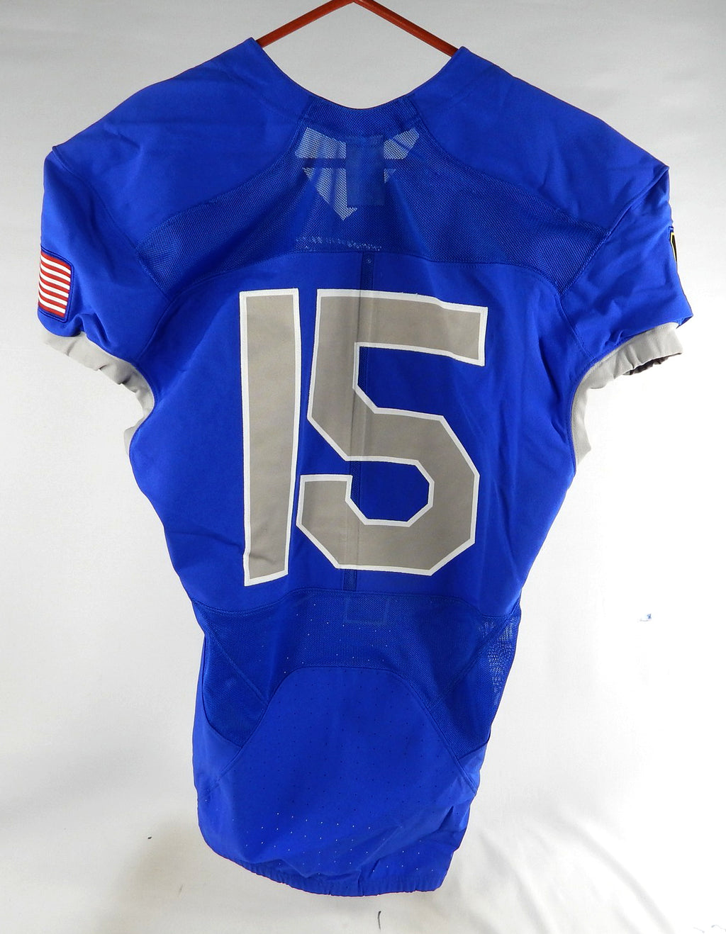 2018 Air Force Falcons #15 Game Used Blue Jersey NP Rem M 927 Pic2