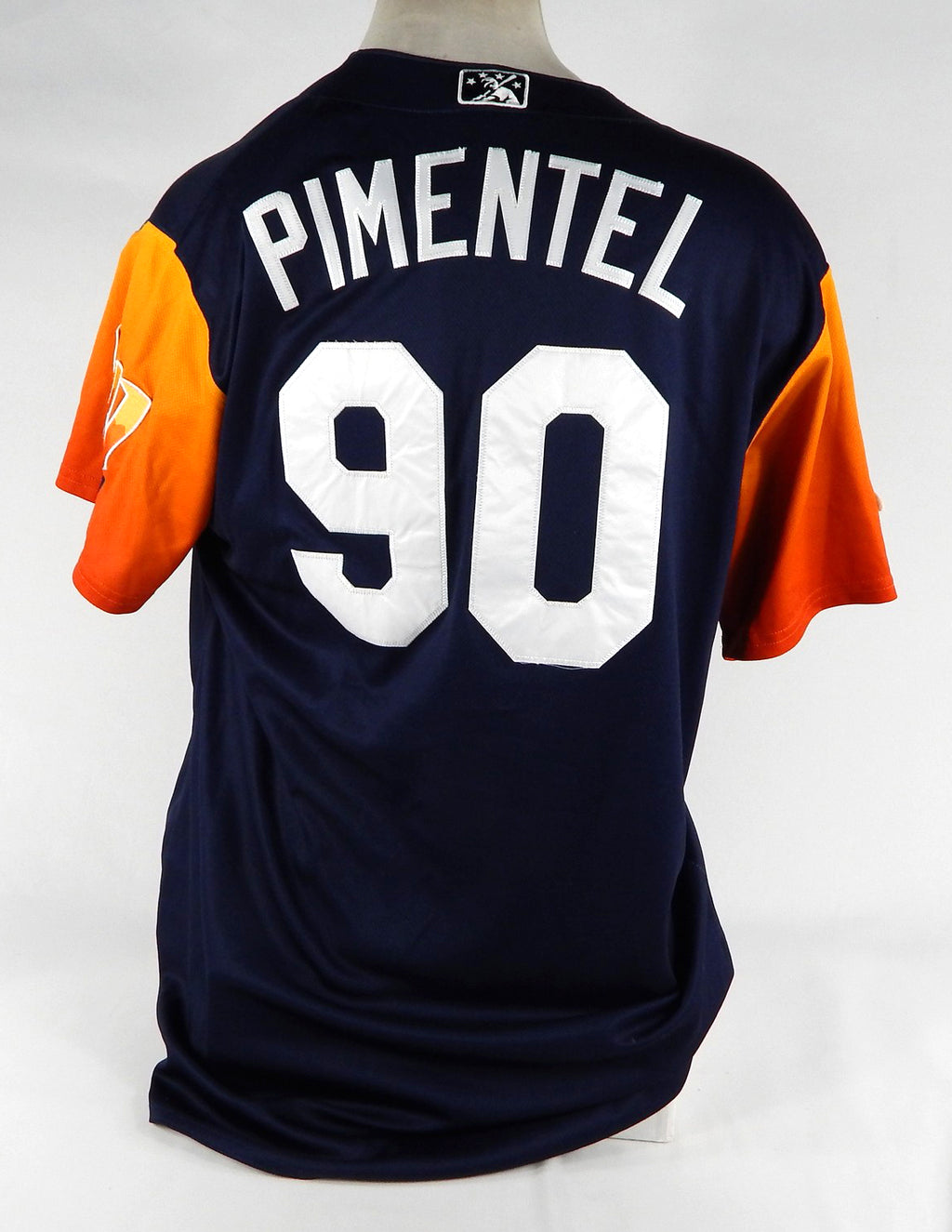 2022 Las Vegas Aviators Chester Pimentel #90 Game Used Navy Jersey 48 DP67991 Pic2
