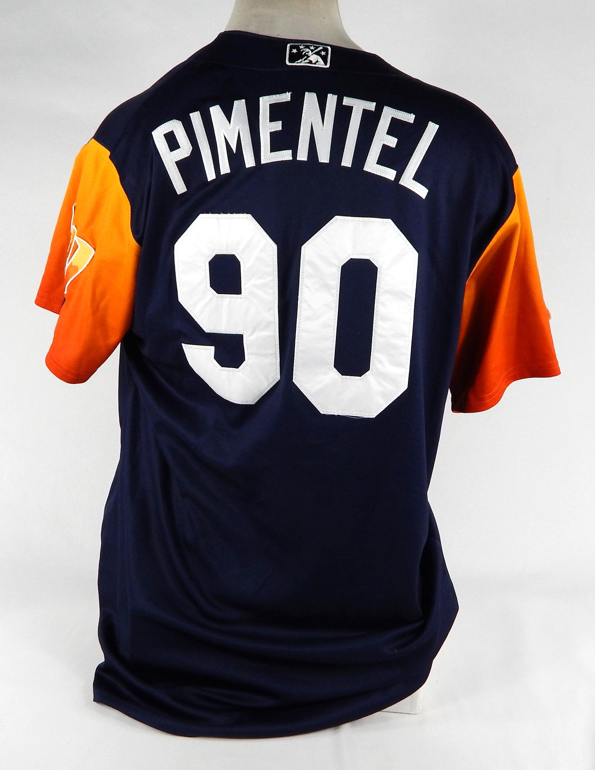 2022 Las Vegas Aviators Chester Pimentel #90 Game Used Navy Jersey 48 DP67991 Pic2