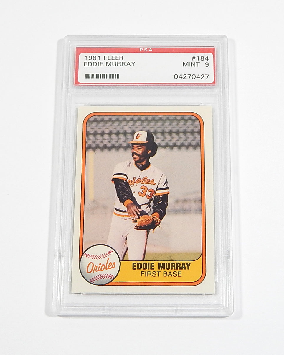1981 Fleer Eddie Murray #184 PSA 9