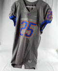 2012-17 Boise State Broncos #25 Game Issued Grey Jersey Football 46+4 DP84634