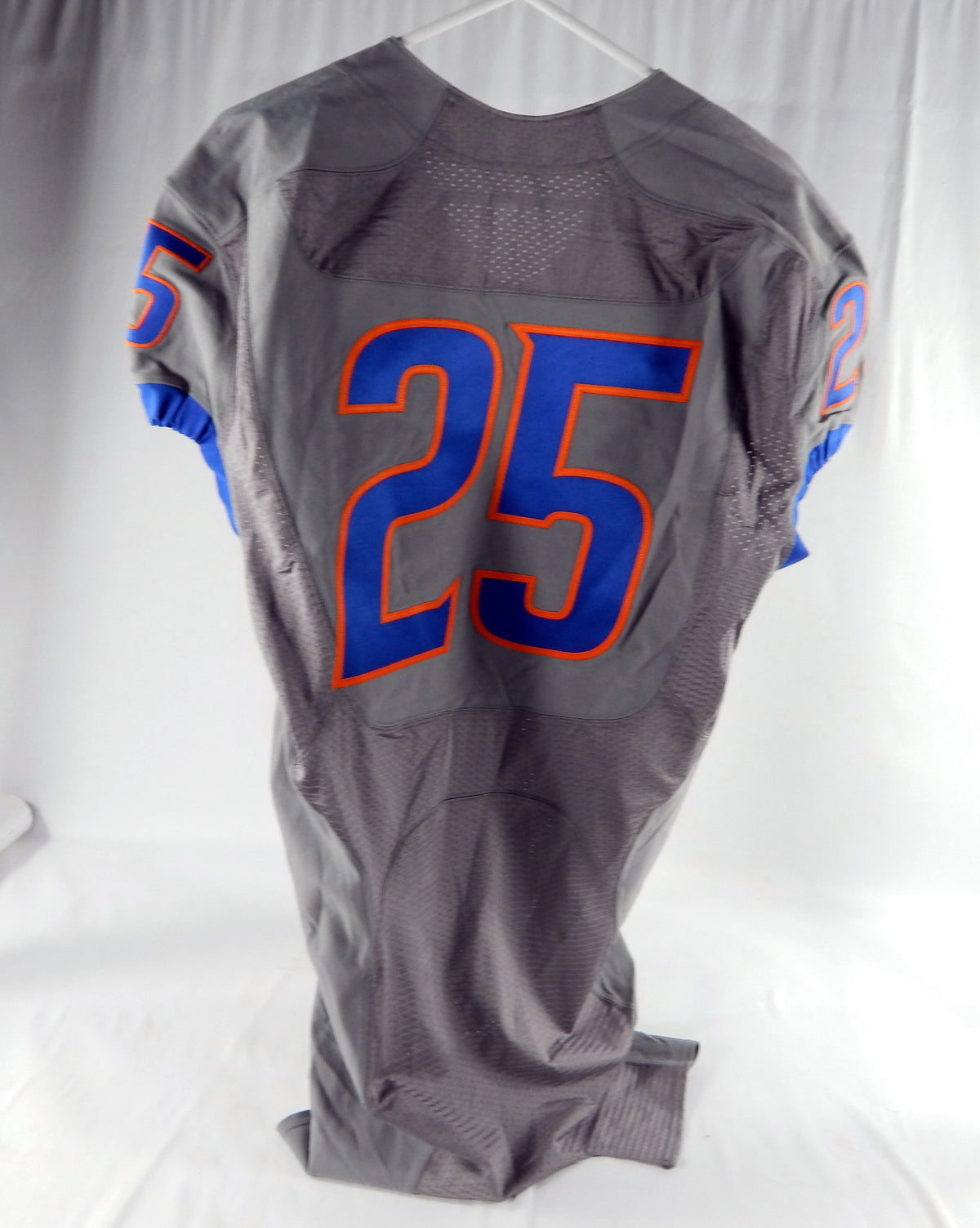 2012-17 Boise State Broncos #25 Game Issued Grey Jersey Football 46+4 DP84634 Pic2