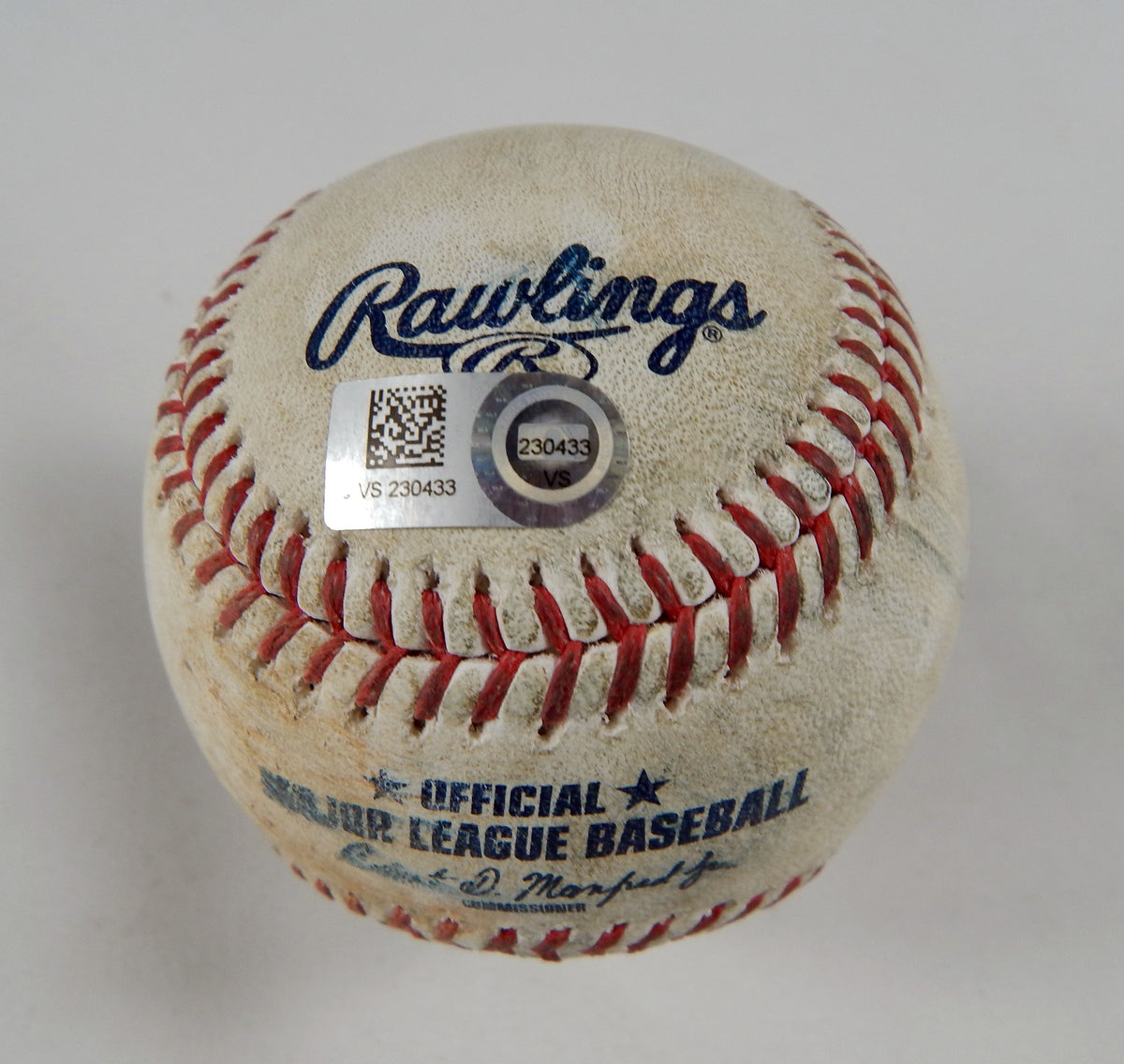 2023 Marlins Nationals Game Used Baseball Jake Irvin Jesus Sanchez Single 70 Pic2