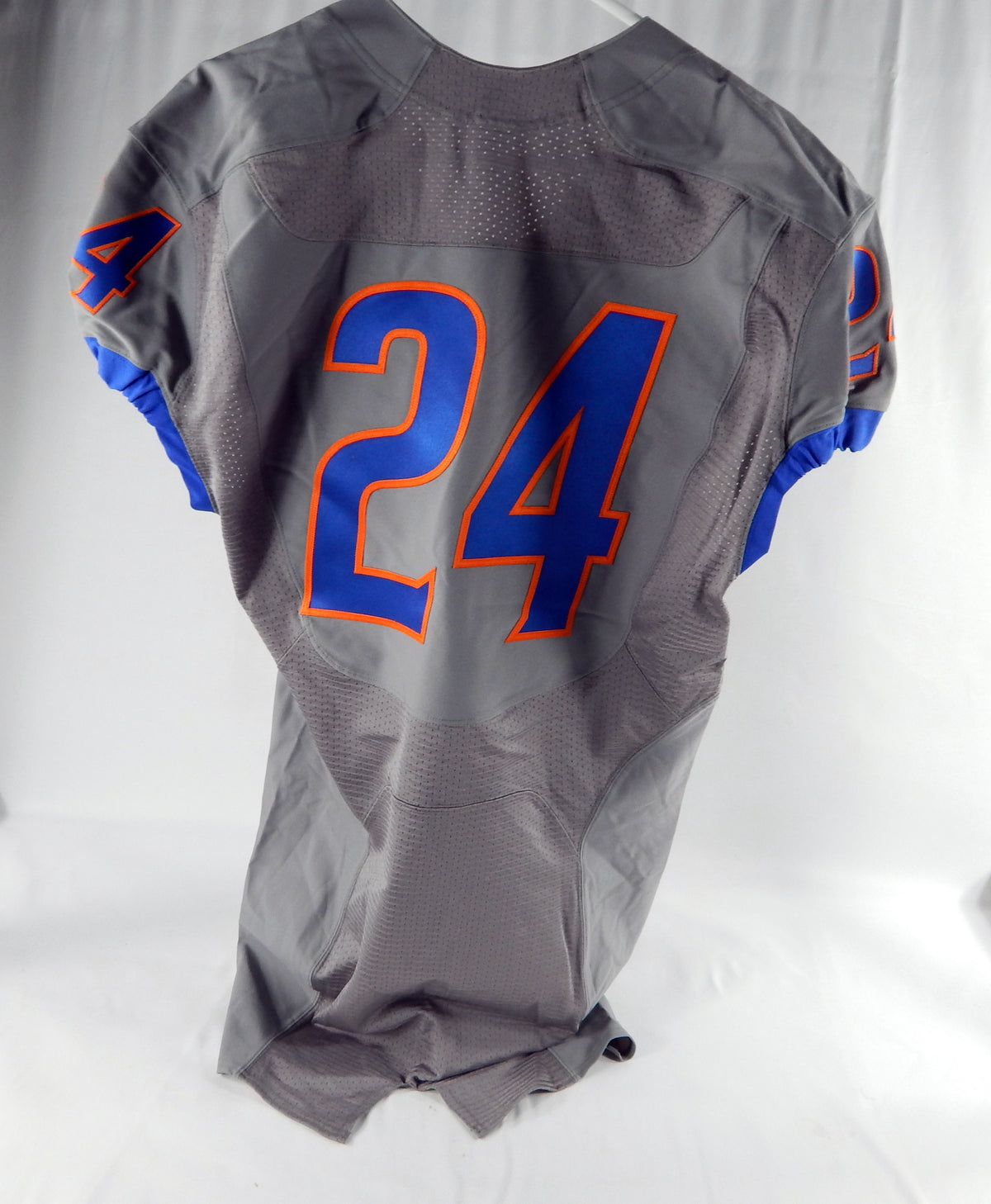 2012-17 Boise State Broncos #24 Game Issued Grey Jersey Football 46+4 DP84635 Pic2