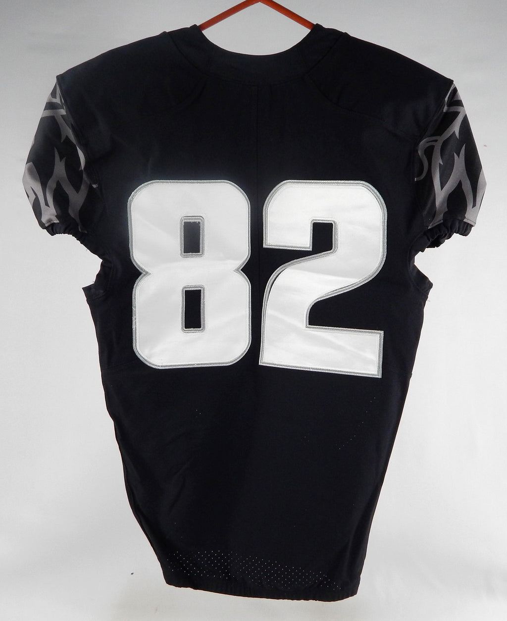 2021 Utah State Aggies #82 Game Used Black Out Jersey Name Plate Removed S 038 Pic2