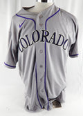 2026 Colorado Rockies Andy Gonzalez #42 Game Issued Grey Jersey Jackie Robinson3
