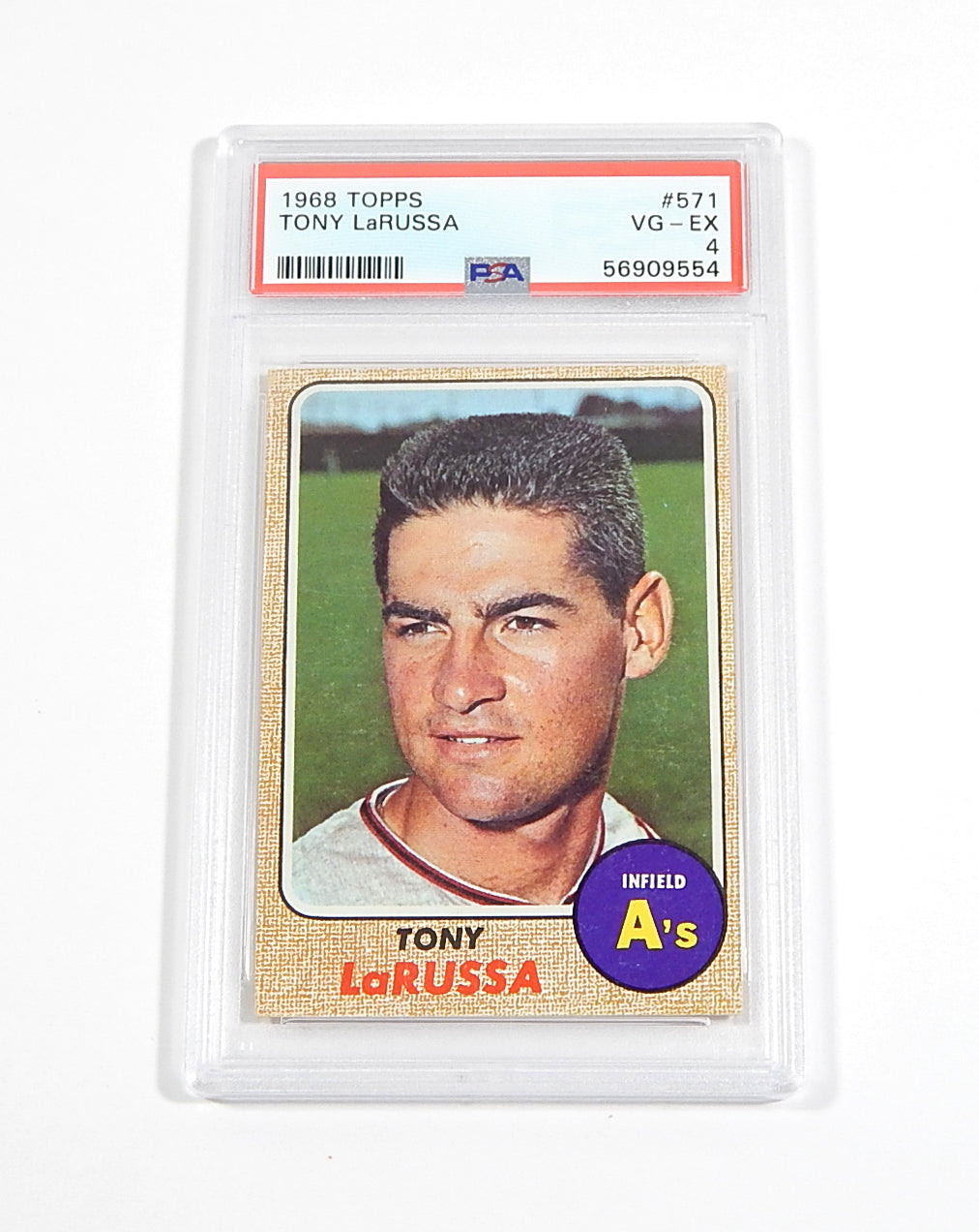 1968 Topps Tony LaRussa #571 A's PSA 4
