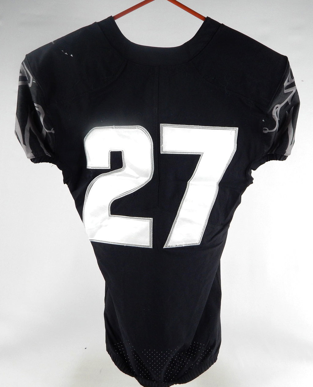 2021 Utah State Aggies #27 Game Used Black Out Jersey NP R M 039 Pic2