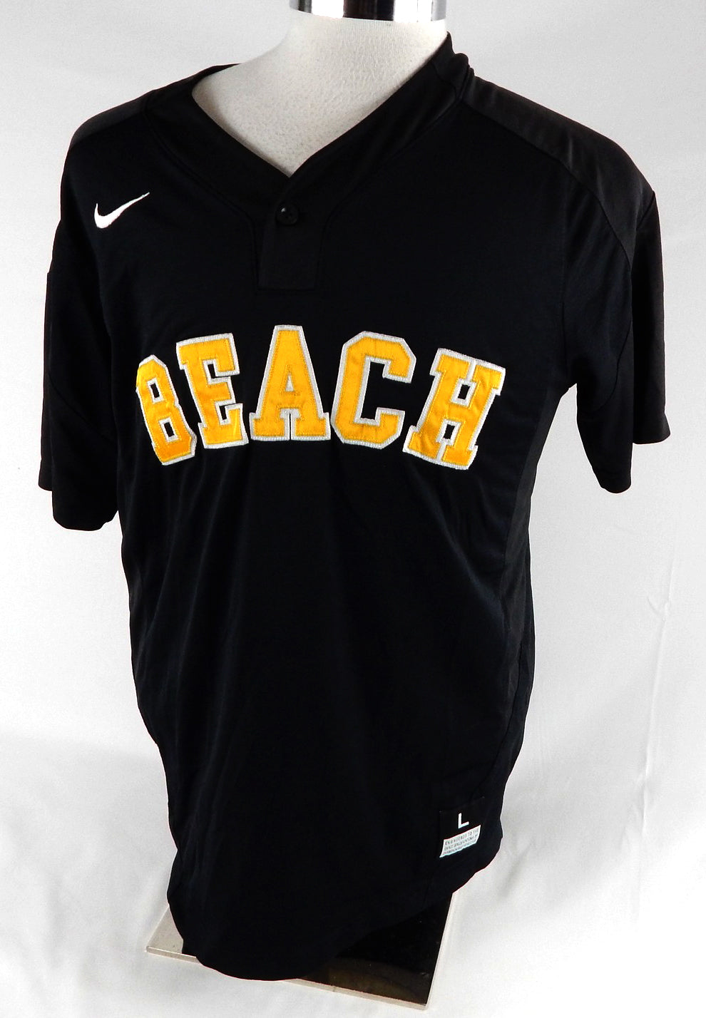 2019 Long Beach State Dirtbags #5 Game Used Black Jersey Baseball L 881