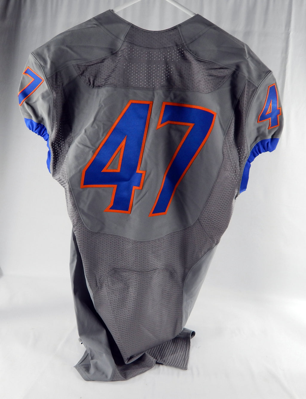 2012-17 Boise State Broncos #47 Game Issued Grey Jersey Football 46+4 DP84638 Pic2