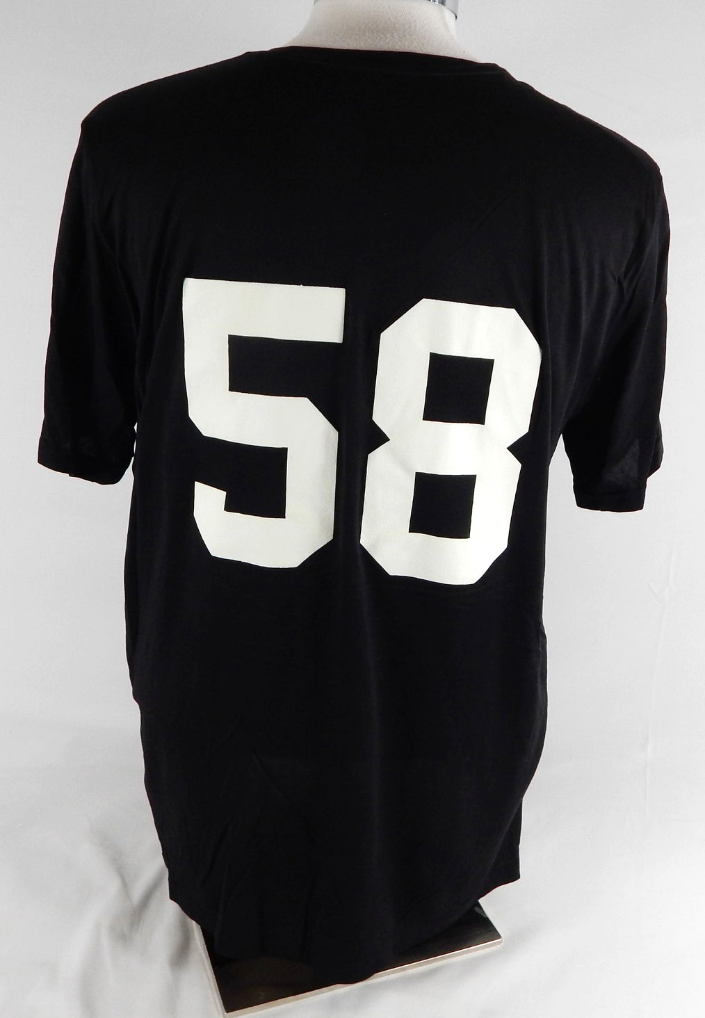 2017 Miami Marlins #58 Game Used Black Training Shirt XL 432 Pic2