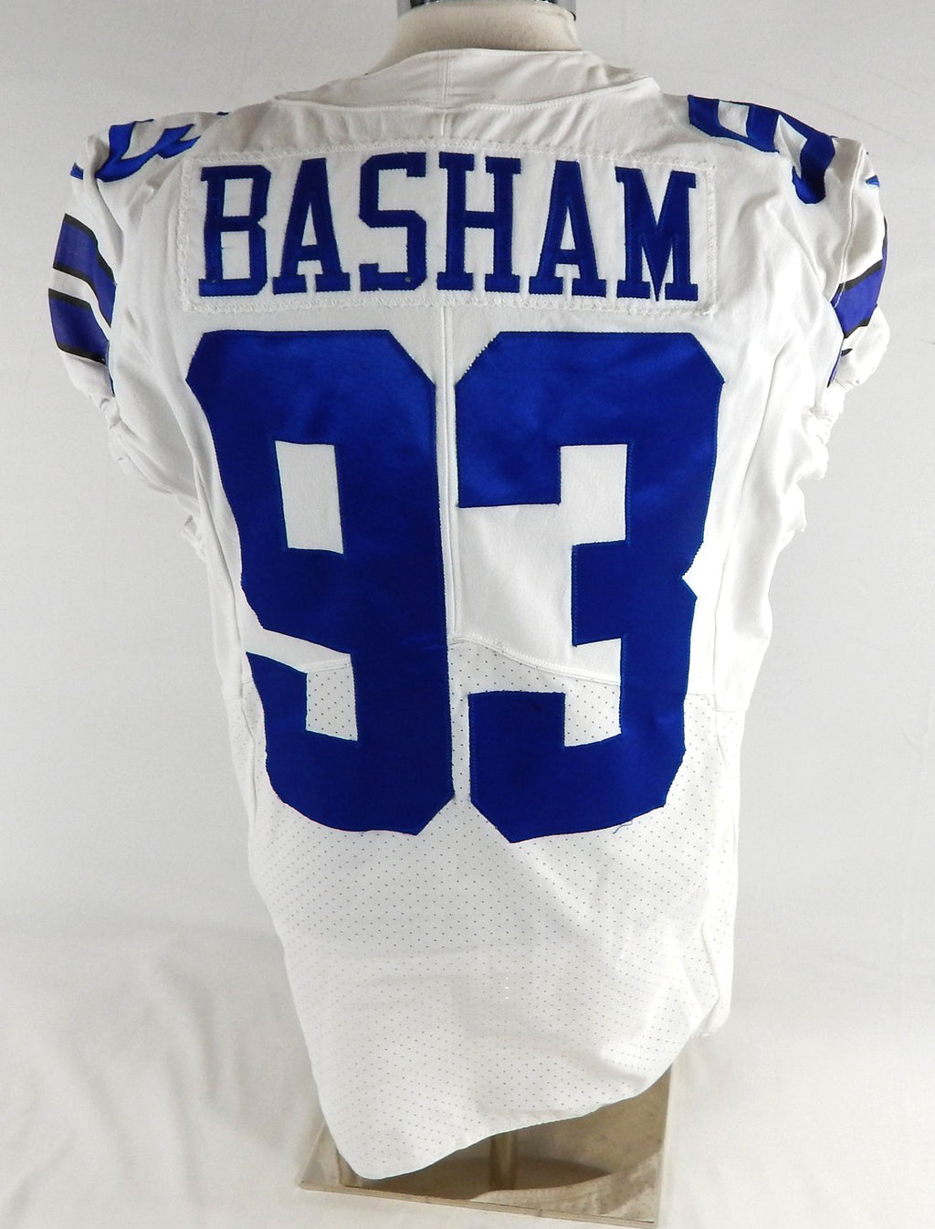 2021 Dallas Cowboys Tarell Basham #93 Game Used White Jersey 46 829 Pic2