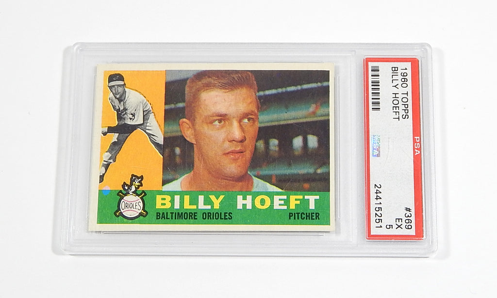 1960 Topps Billy Hoeft #369 Orioles PSA 5
