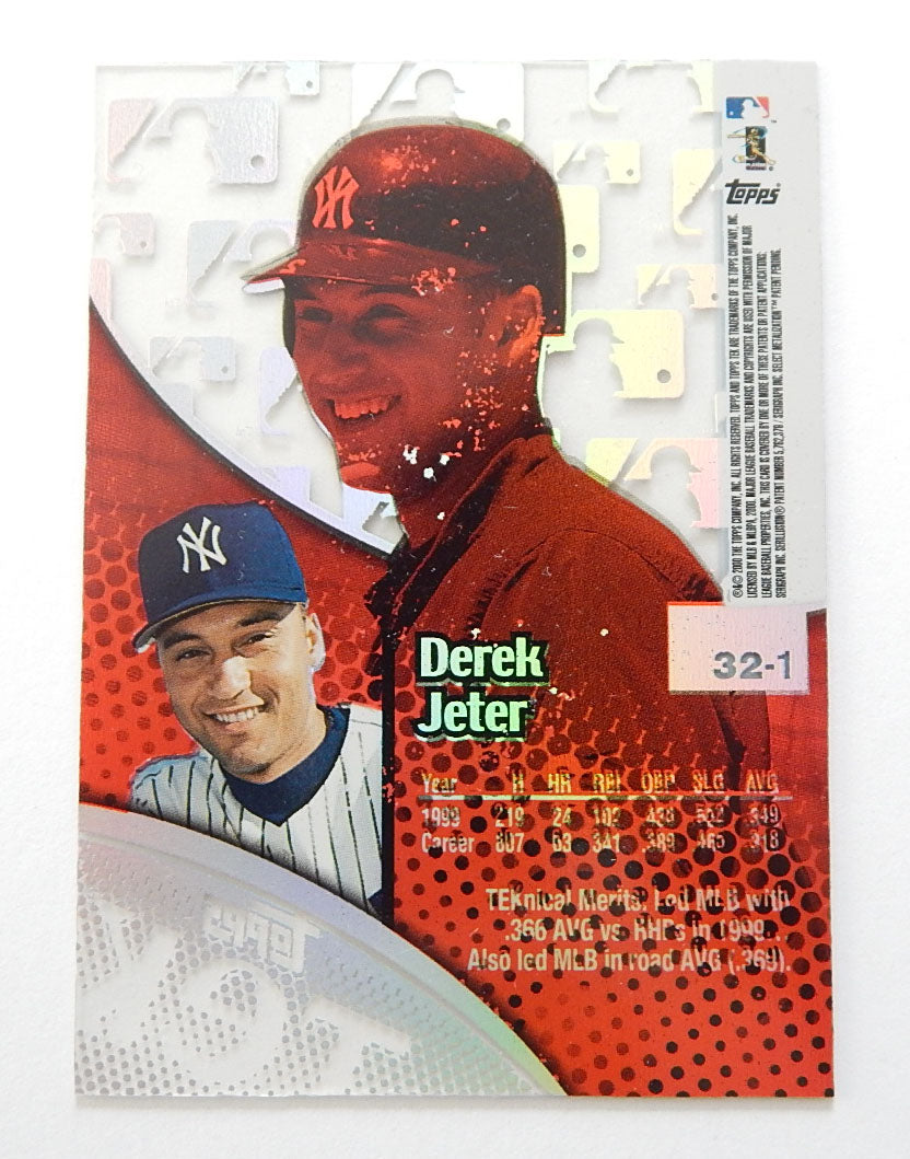 2000 Topps Tek Pattern 1 Derek Jeter #32 Yankees Pic2