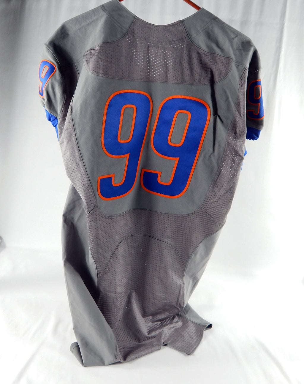 2012-17 Boise State Broncos #99 Game Issued Grey Jersey Football 48+4 640 Pic2