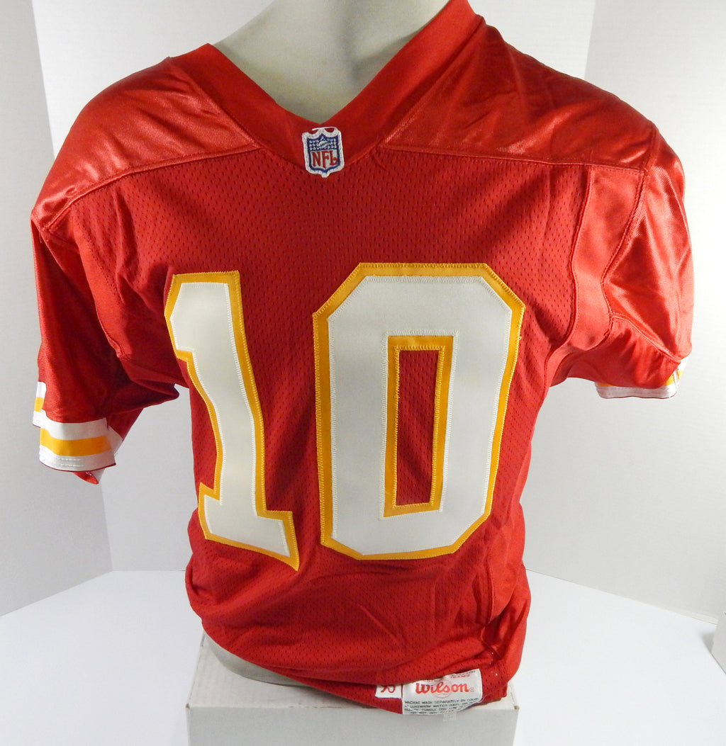 1995 Kansas City Chiefs #10 Game Issued Red Jersey 40 DP51783
