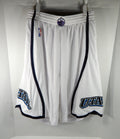 2000s Utah Jazz Game Issued White Shorts 36 DP68745