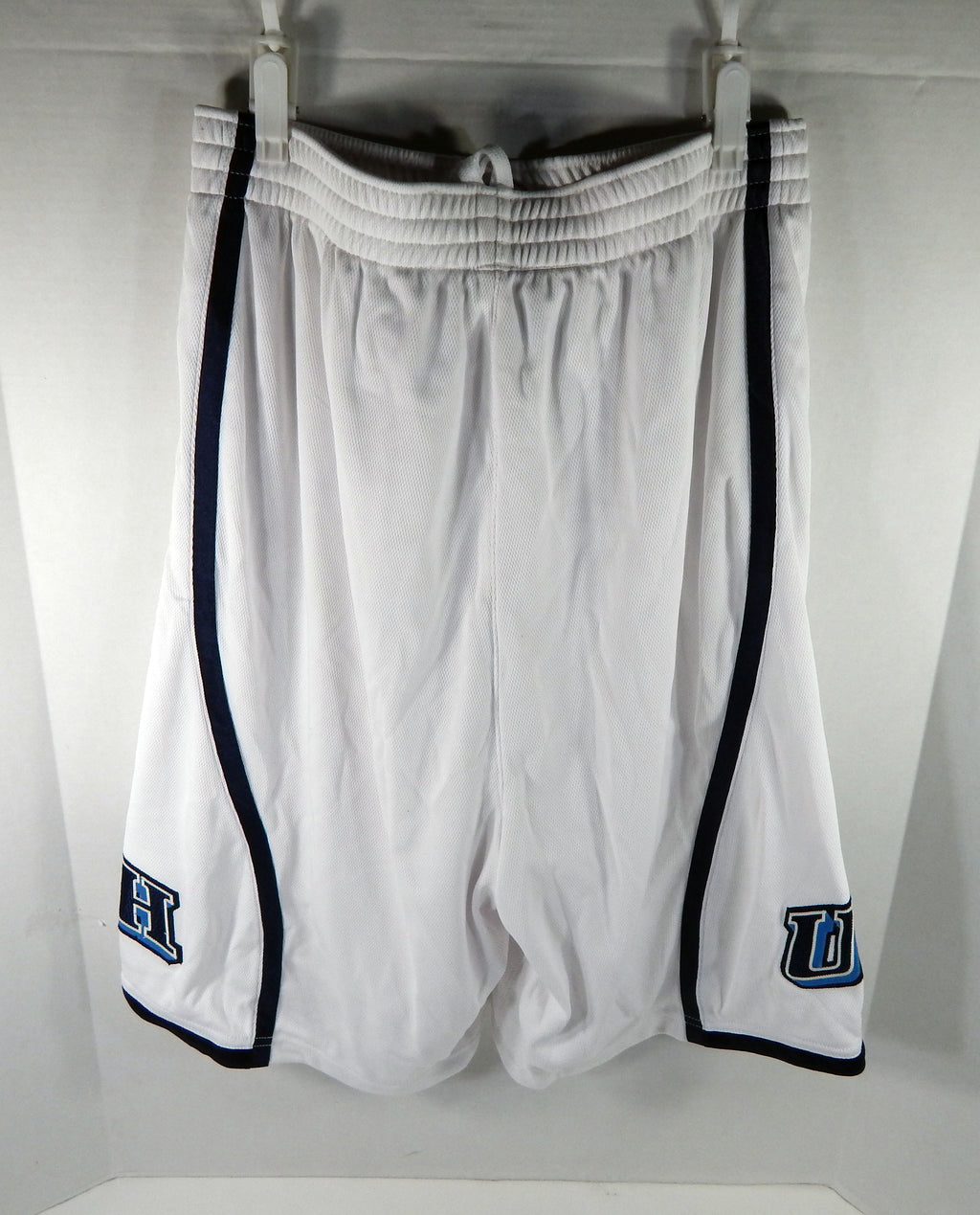 2000s Utah Jazz Game Issued White Shorts 36 DP68745 Pic2