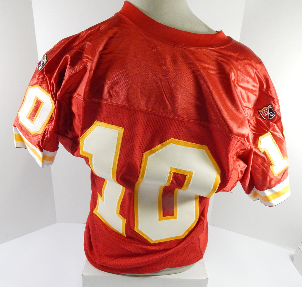 1995 Kansas City Chiefs #10 Game Issued Red Jersey 40 DP51783 Pic2