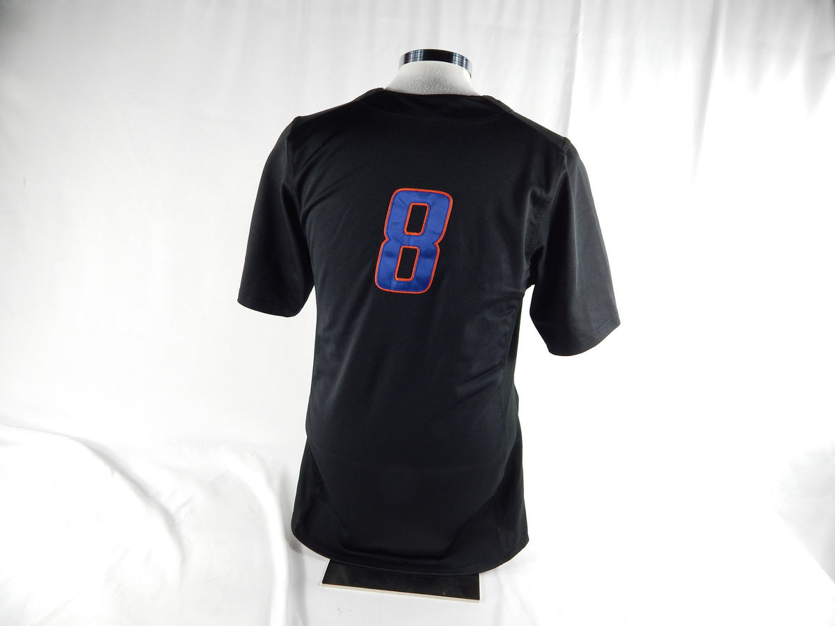 2016 Boise State Broncos #8 Game Used Black Jersey Softball M 121 Pic2