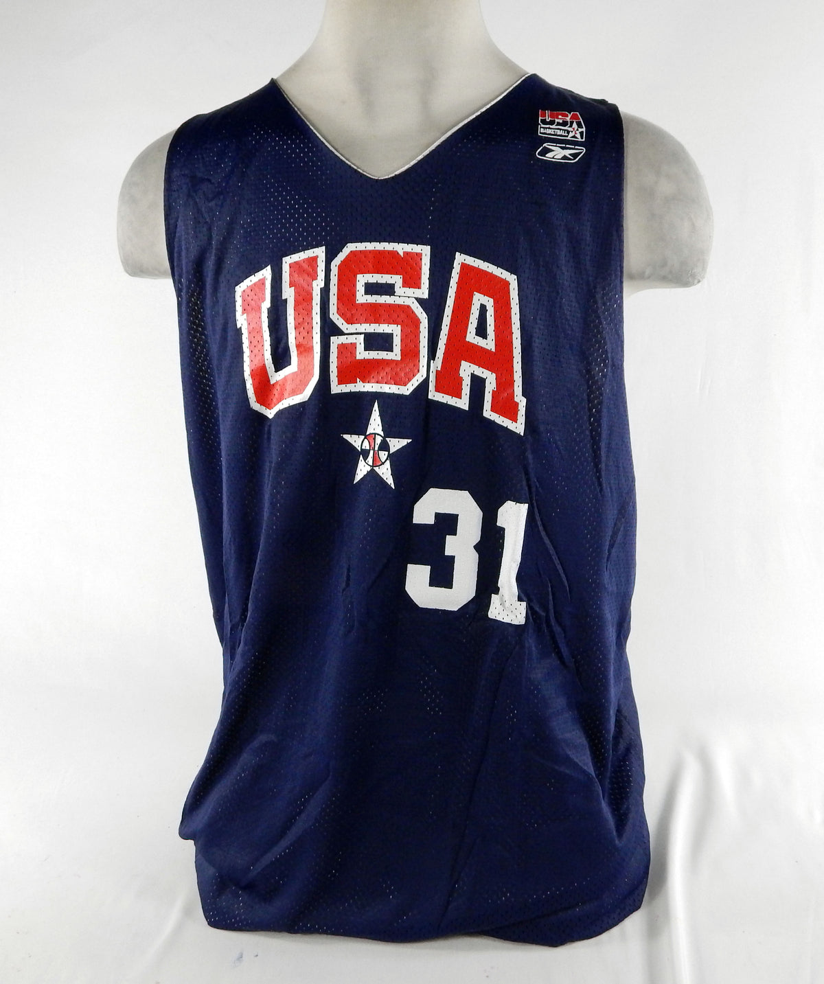 2000s Team USA Basketball Game Issued Navy Practice Jersey 2XL DP70205