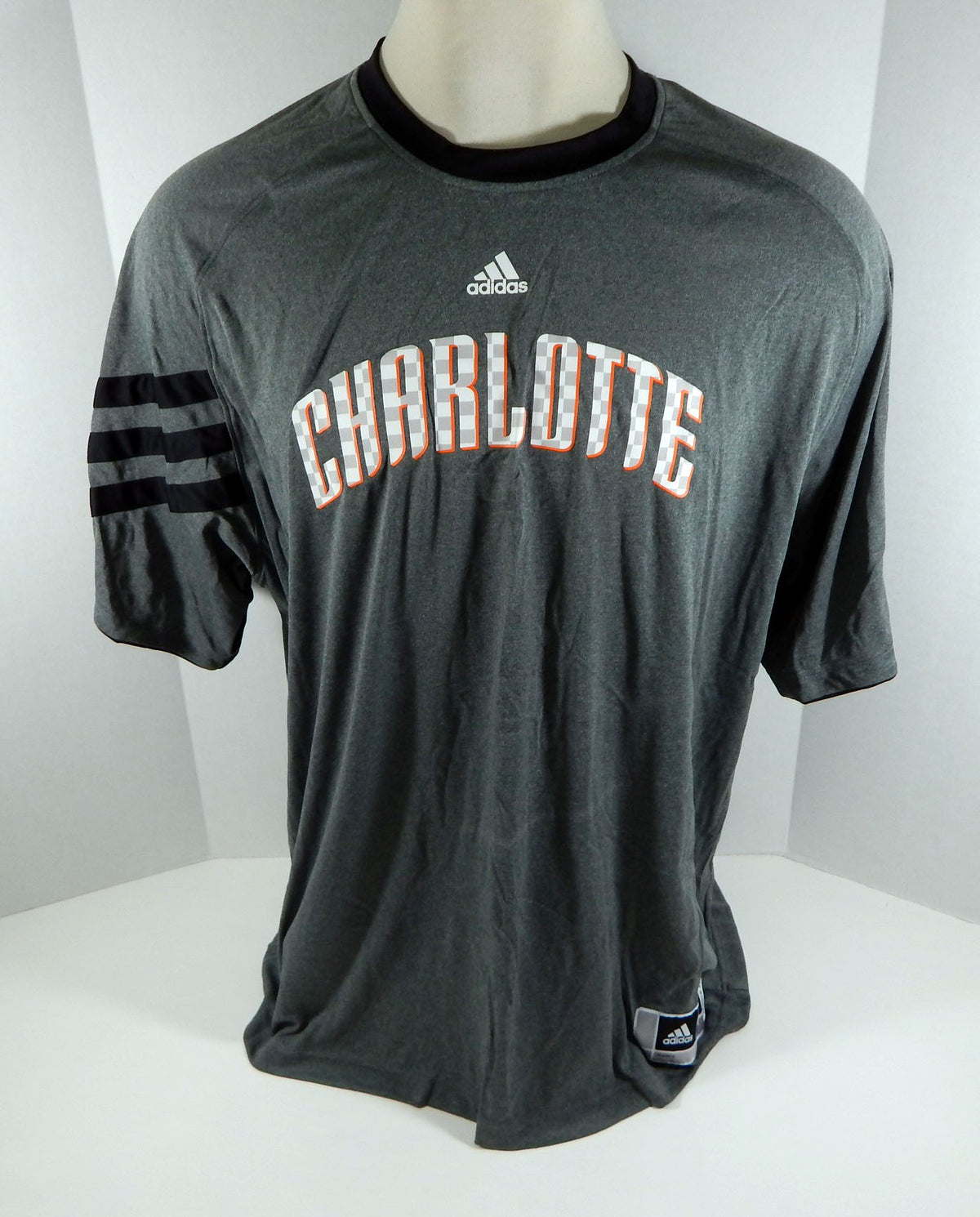 2011-12 Charlotte Bobcats Game Issued Grey Shooting Shirt Special Ed Nascar 4XL2