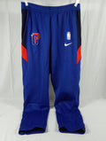 2019-20 Detroit Pistons Game Issued Blue Warm Up Pants Nike AV0840-495 XXLT 88S