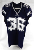2014 Dallas Cowboys Ray Vinopal #36 Game Issued Navy Jersey 40 832