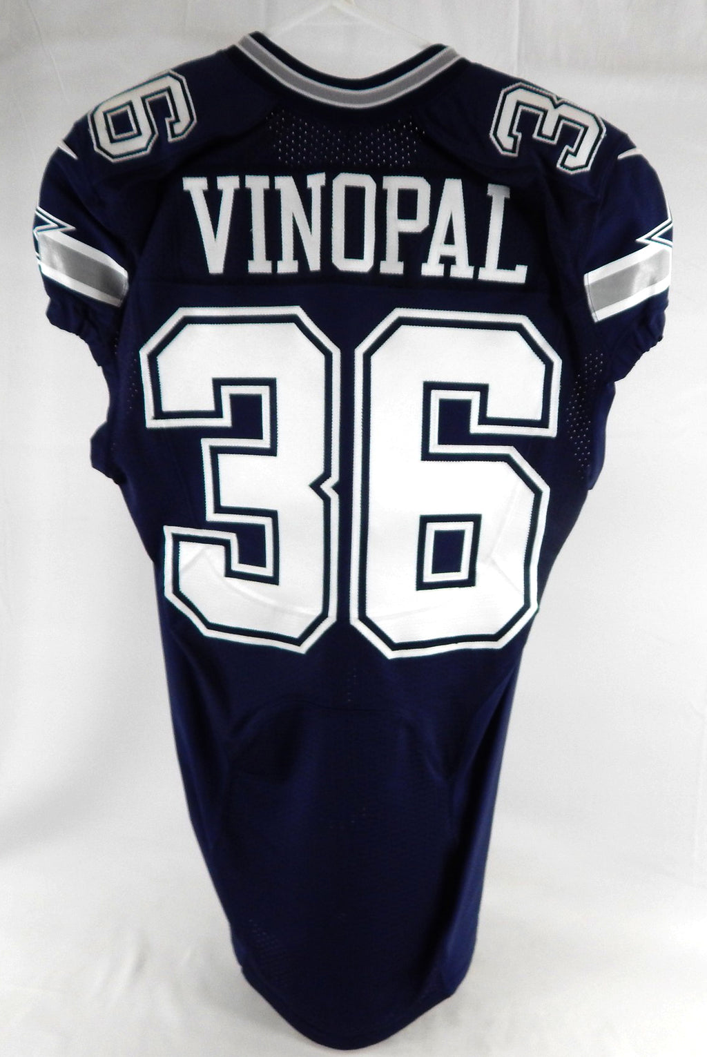 2014 Dallas Cowboys Ray Vinopal #36 Game Issued Navy Jersey 40 832 Pic2