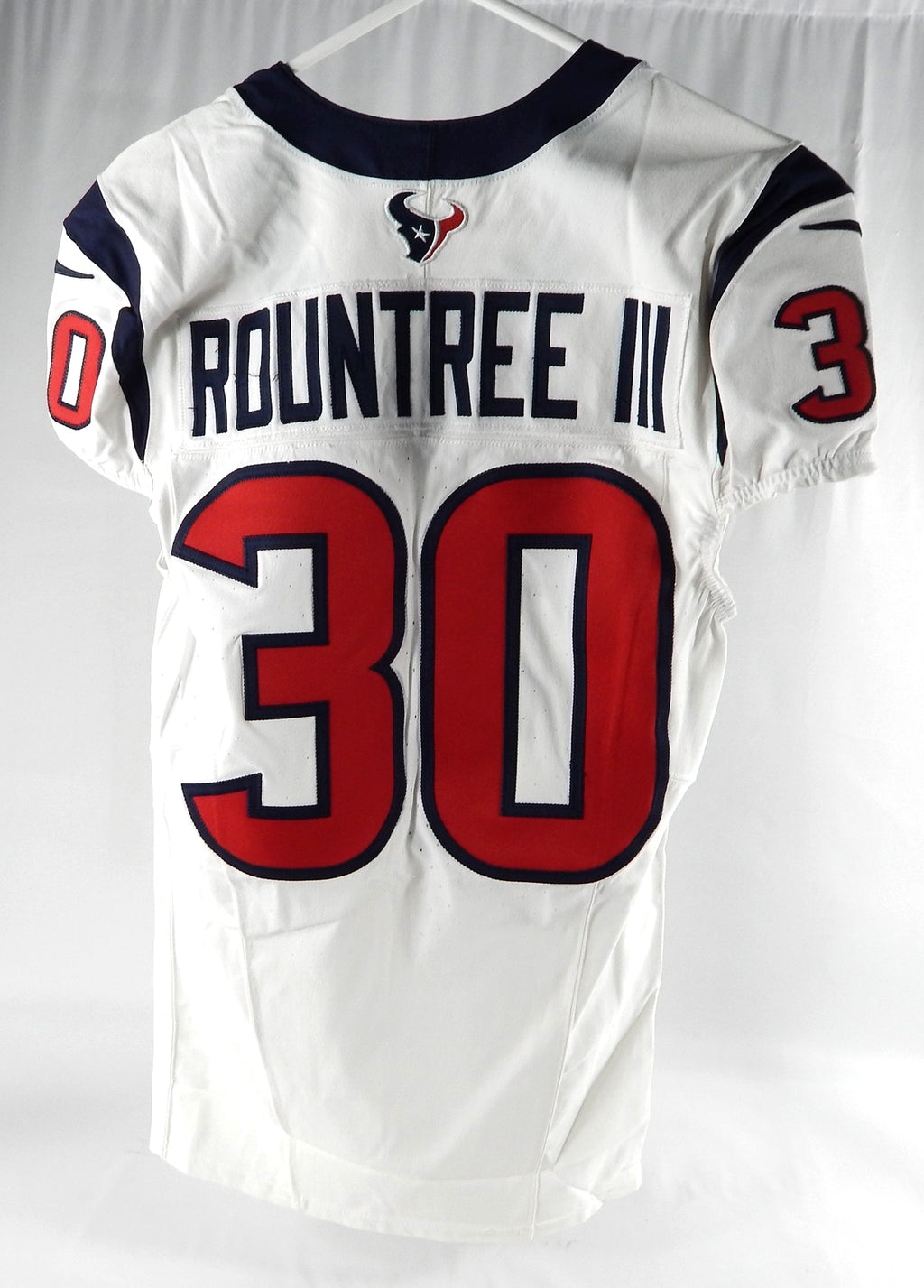 2023 Houston Texans Larry Rountree III #30 Game Issued Ps Used White Jersey 40 6 Pic2