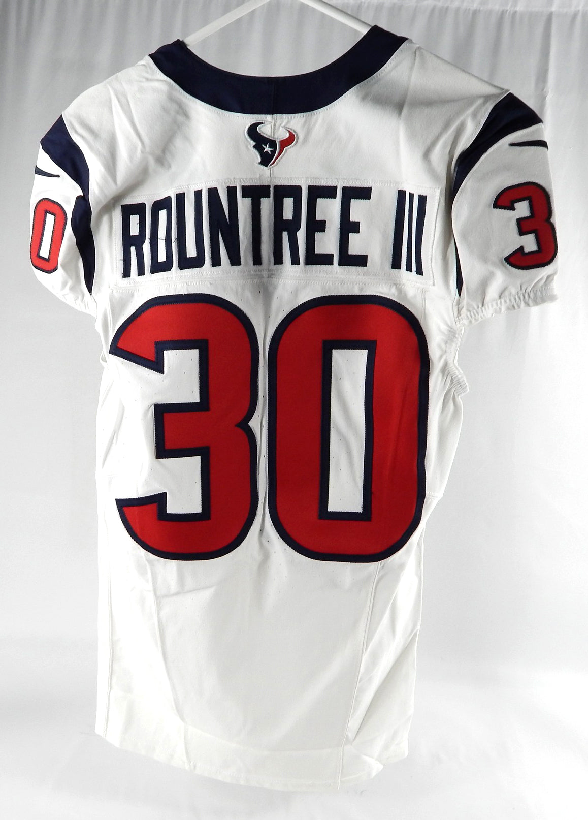 2023 Houston Texans Larry Rountree III #30 Game Issued Ps Used White Jersey 40 6 Pic2