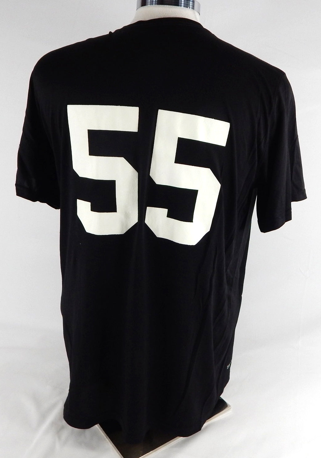 2017 Miami Marlins #55 Game Used Black Training Shirt XL 436 Pic2