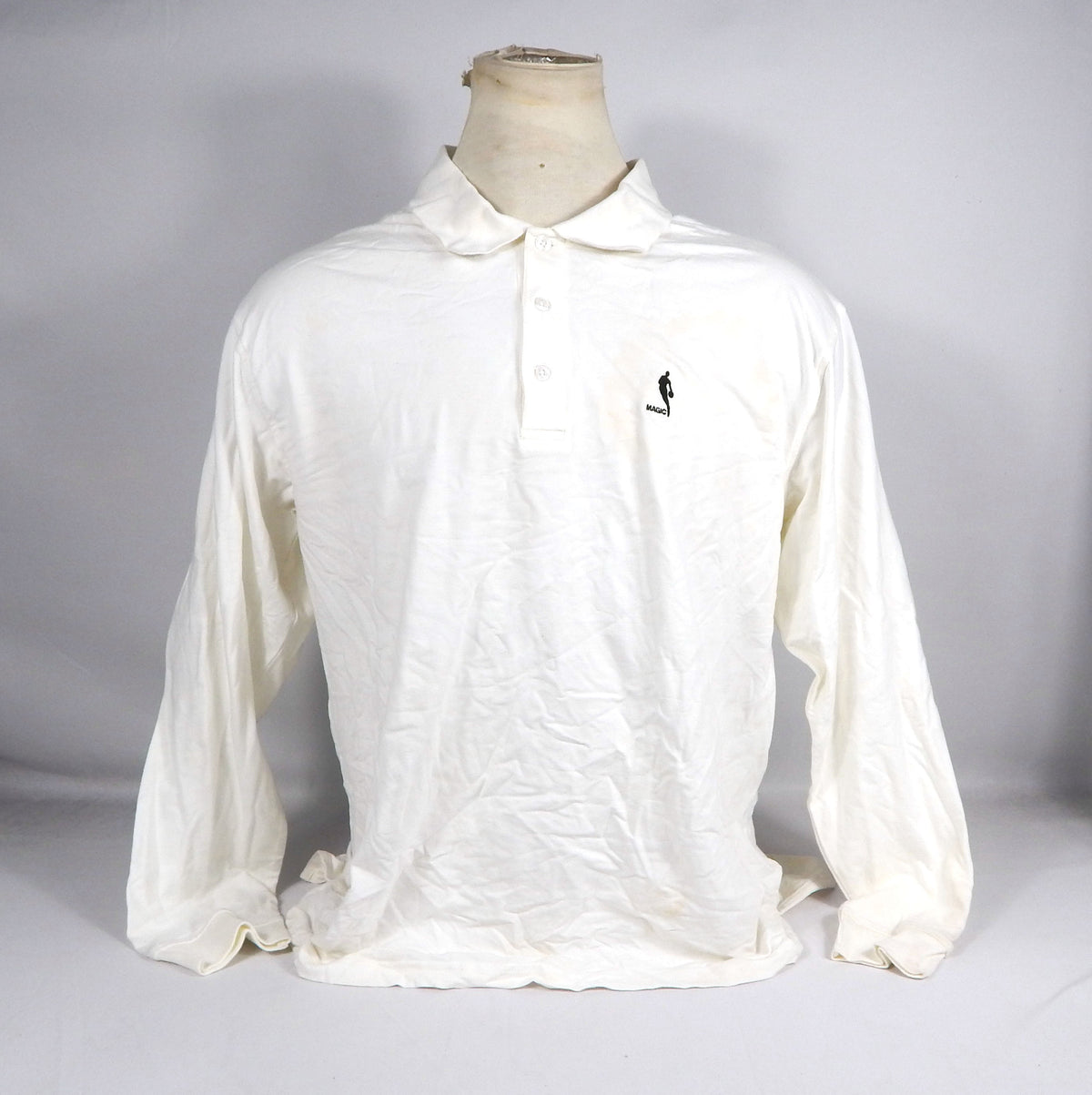 2000s Orlando Magic Team Issued White Polo Shirt L 712985S