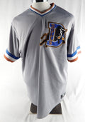 2022-24 Durham Bulls #28 Game Used Grey Jersey Name Plate Removed 48 554