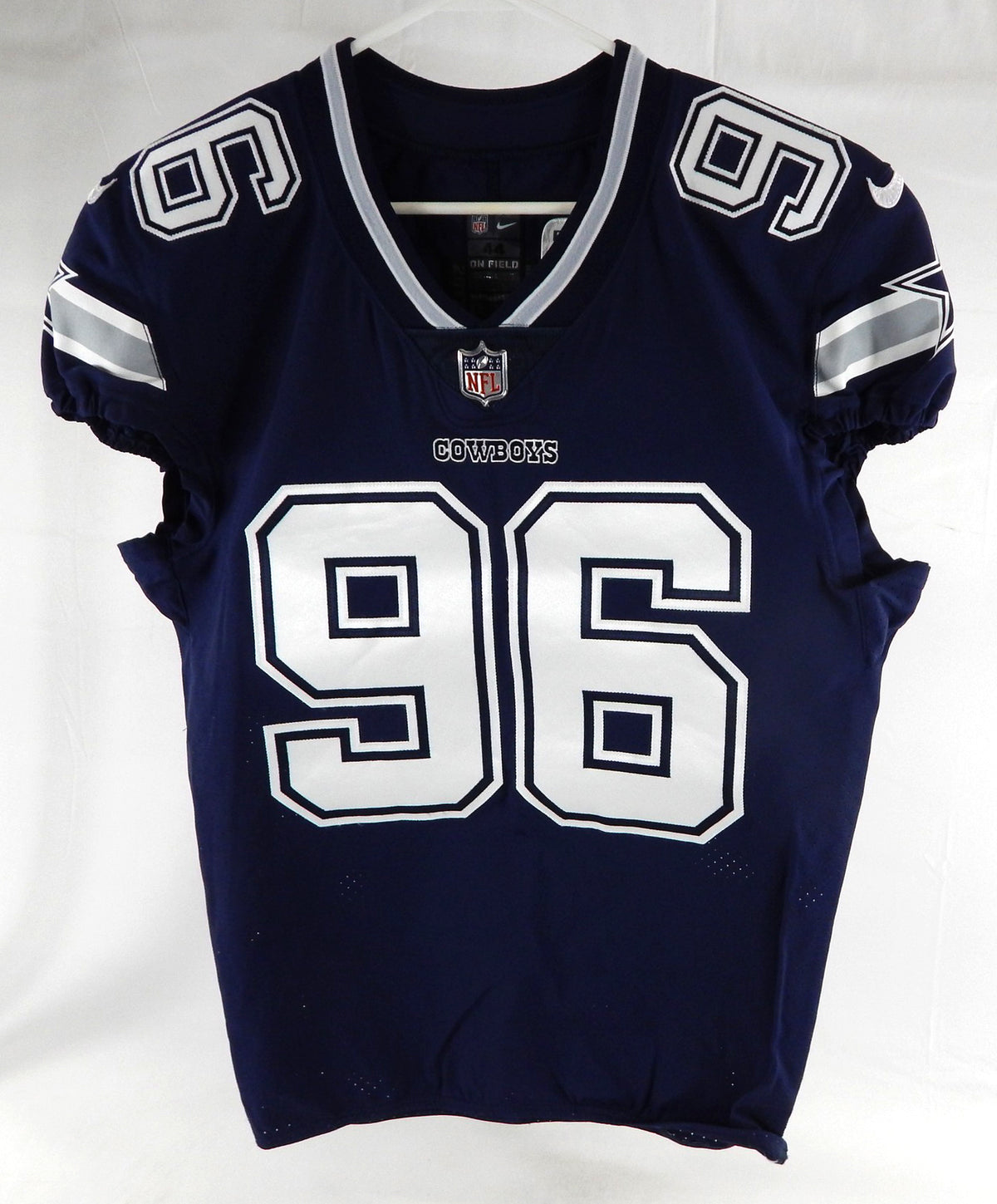 2017 Dallas Cowboys Jalen Jelks #96 Game Issued Navy Jersey 44 DP108835