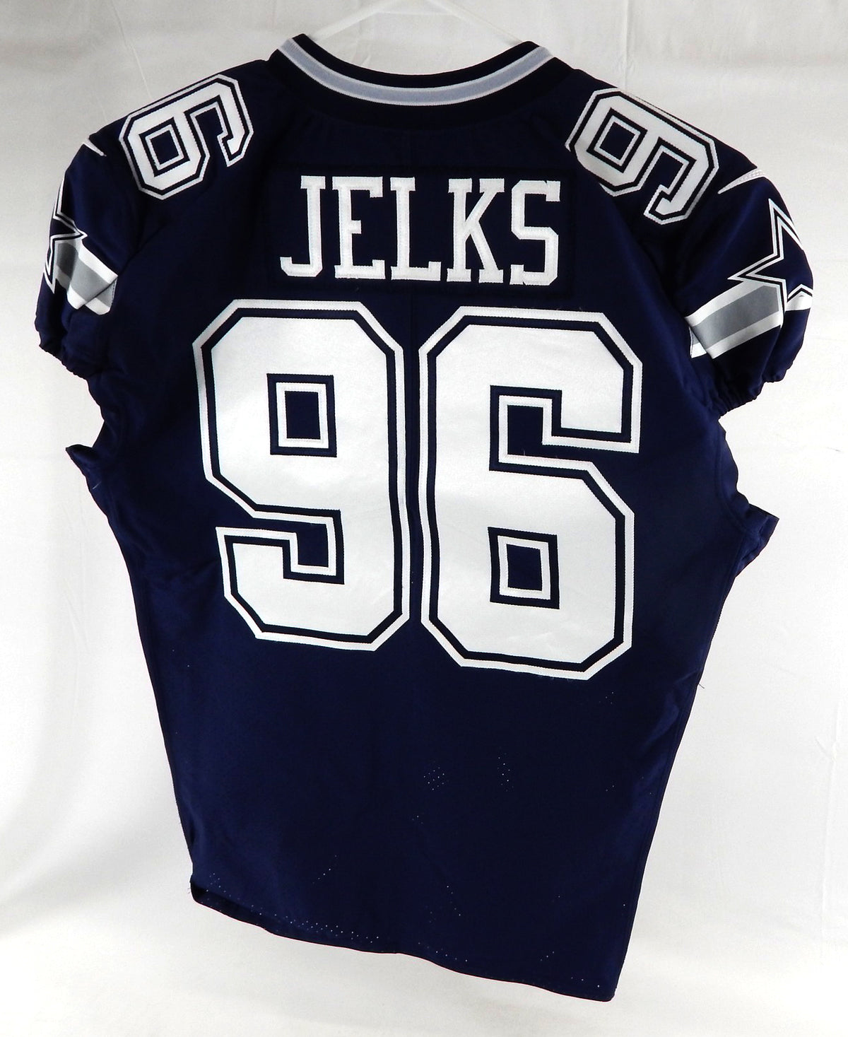 2017 Dallas Cowboys Jalen Jelks #96 Game Issued Navy Jersey 44 DP108835 Pic2