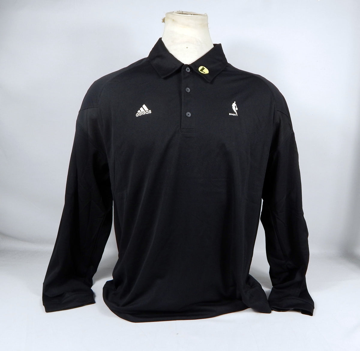 2000s Orlando Magic Team Issued Black Polo Shirt L 712989S