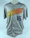 2022 Las Vegas Aviators Matt Davidson #16 Game Used Grey Jersey 48 DP68009