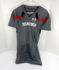 2013 Texas Tech Red Raiders Blank Game Issued Grey Jersey 44 DP47922
