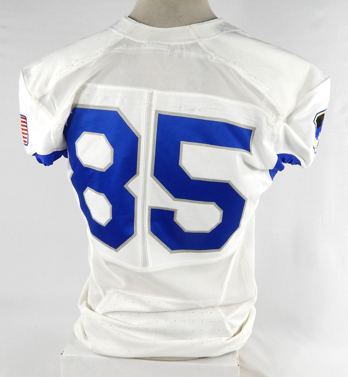 2017 Air Force Falcons #85 Game Used White Jersey Name Plate Removed L DP80940 Pic2
