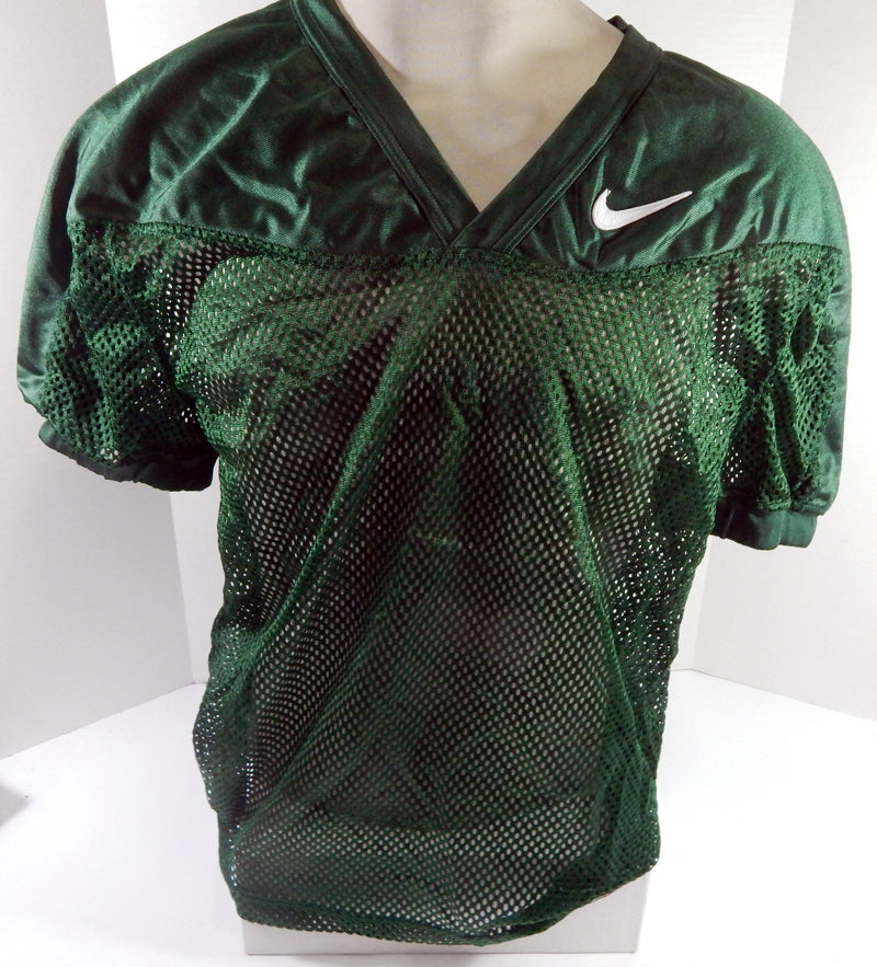 2015-16 North Carolina Tar Heels UNC Game Used Green Practice Football Jersey 75
