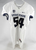 2013-15 Utah State Aggies #54 Game Used White Jersey NP R L 049