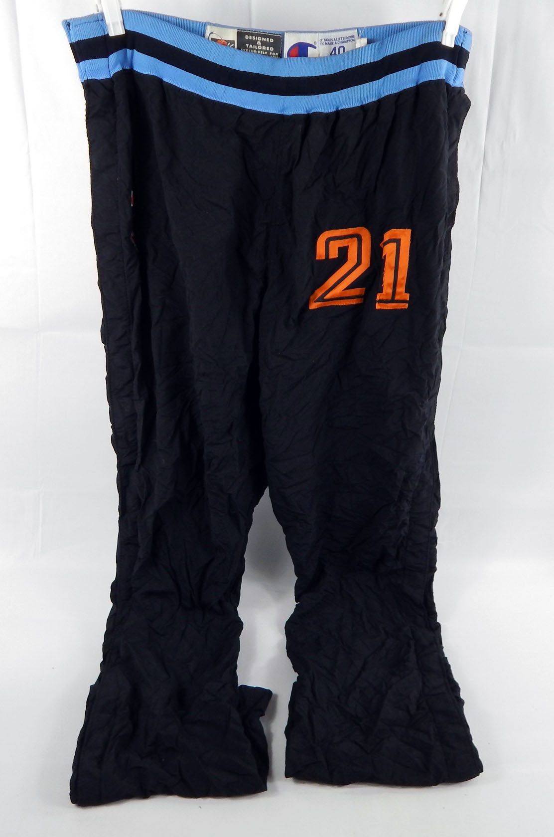 1996-97 Cleveland Cavaliers Antonio Lang #21 Game Used Black Warm Up Pants 40 9