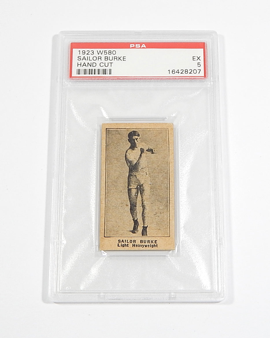 1923 W580 Sailor Burke Hand Cut PSA 5
