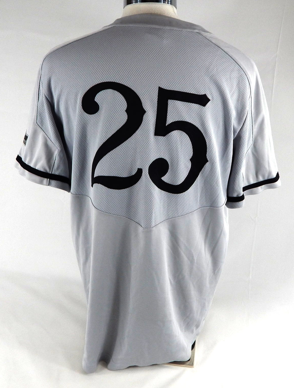 2018 Long Beach State Dirtbags #25 Game Used Grey Jersey Baseball XL 892 Pic2