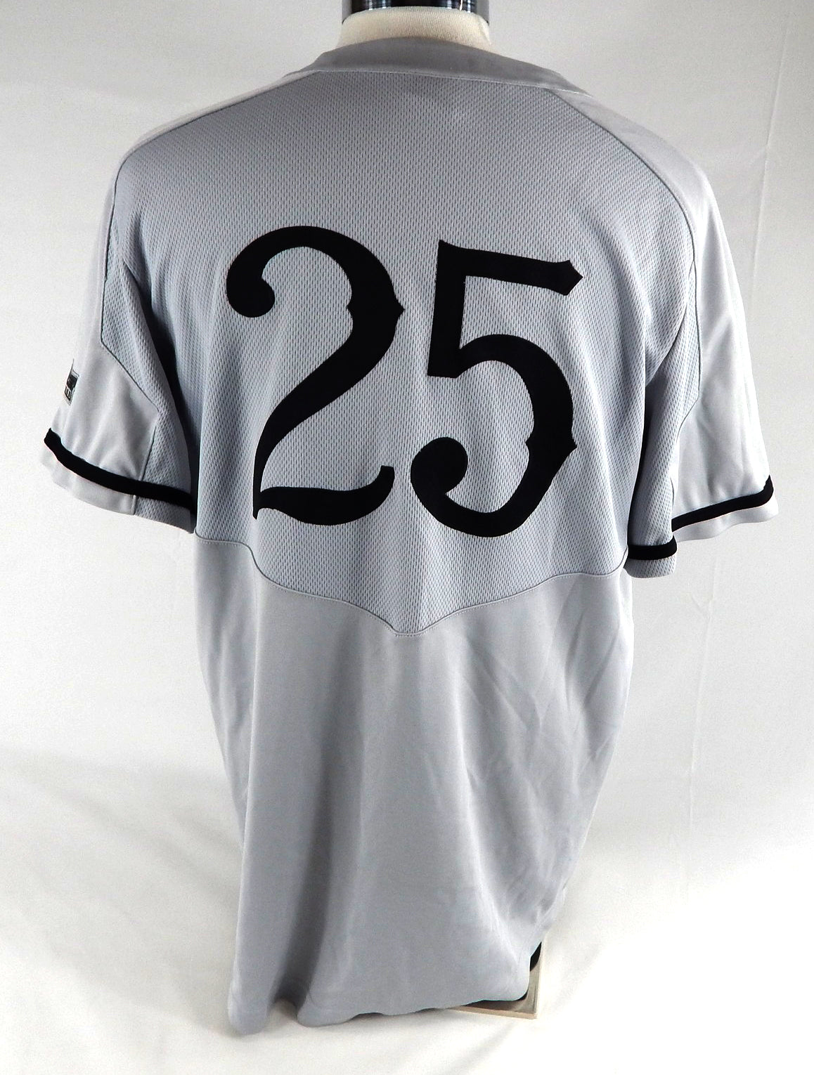 2018 Long Beach State Dirtbags #25 Game Used Grey Jersey Baseball XL 892 Pic2