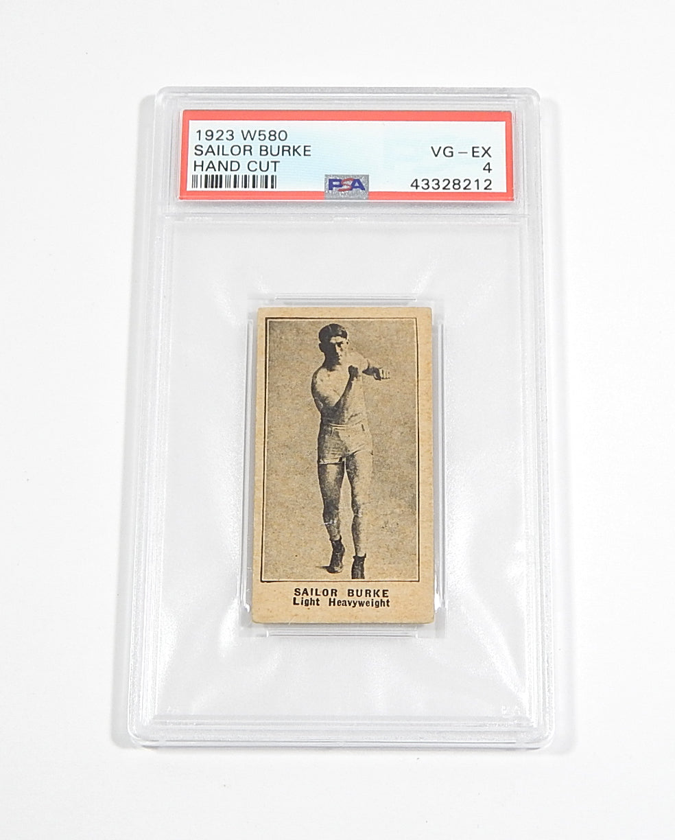 1923 W580 Sailor Burke Hand Cut PSA 4